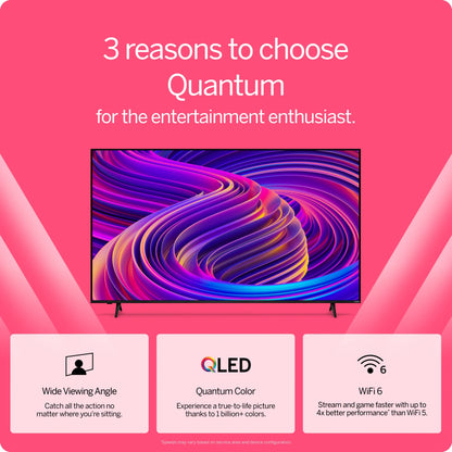 55" Class Quantum 4K QLED HDR Smart TV (VQD55R-10)