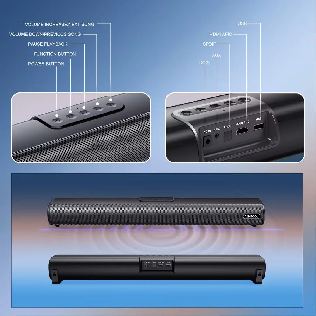  3D Surround Sound System TV S20L Sound Bars